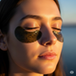 Seaweed Under-Eye Patches From Real Hand-Cut Kelp Leaves, Rejuvenation and Wrinkle Reduction, Made in USA.
