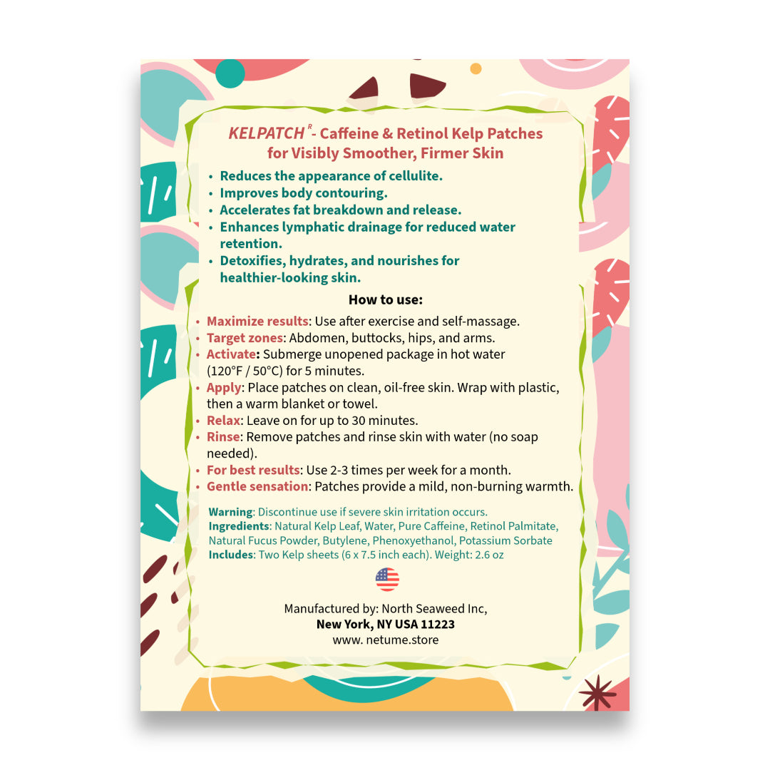 Cellulite Reduction Kelp Body Patches